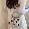 Polka Dot Bucket Crossbody Bag